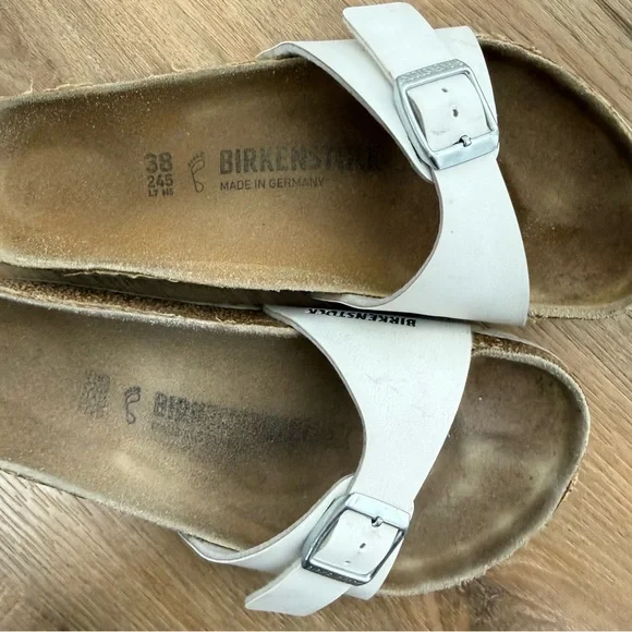 Birkenstock Madrid Sandal White Casual Boho 38 - Picture 7 of 8